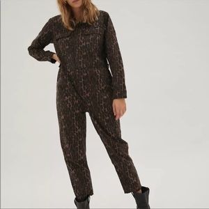 ONETEASPOON - BRONZE LEOPARD SAFARI CAMP OVERALLS